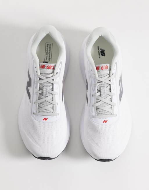 New Balance 680 trainers in white, 2 of 5