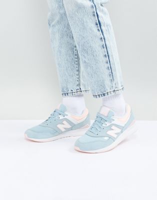 New Balance - 697 - Sneakers blu e rosa | ASOS