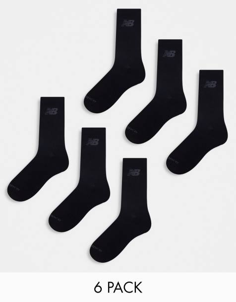 New Balance – 6er-Pack Crew-Socken in Schwarz - view 1