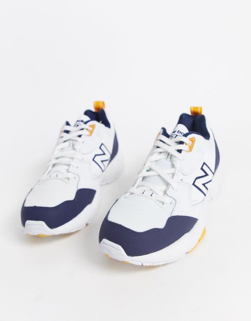 New Balance 708 Chunky Sneakers in navy