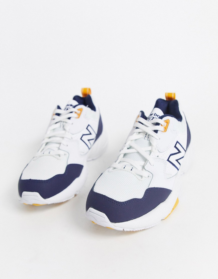 New Balance 708 Chunky Trainers in navy