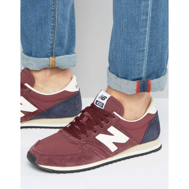 New balance u420 heren rood new arrivals