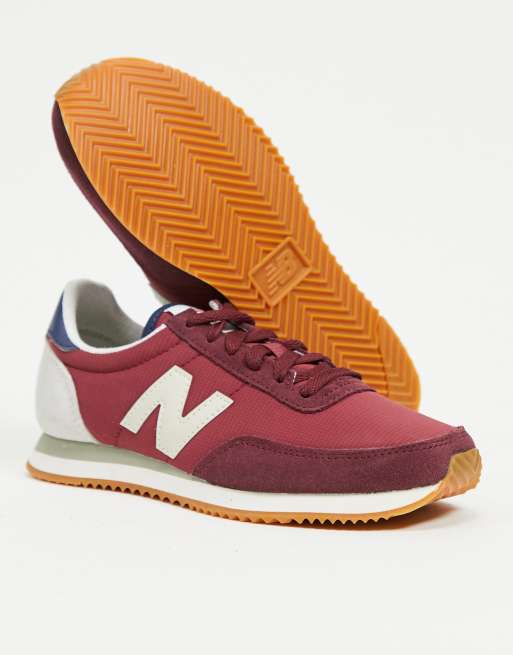 New balance shop bordeaux et gris