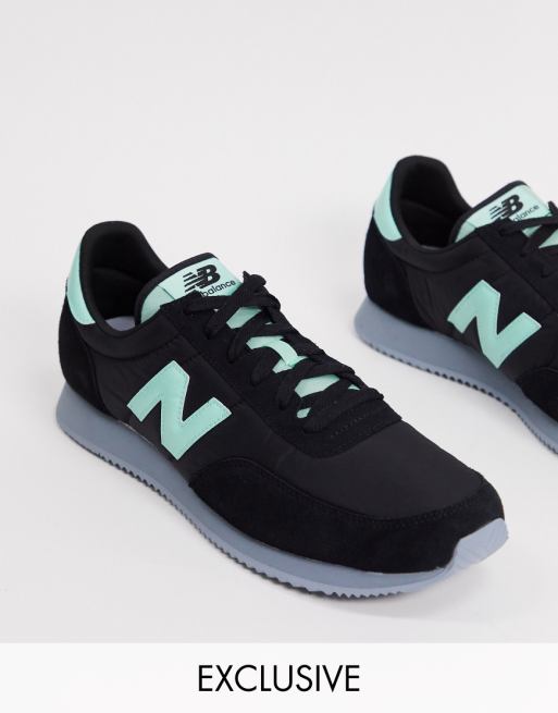New Balance 720 sneakers in black/mint exclusive at Faoswalim ... New Balance 720 sneakers in black/mint exclusive at Faoswalim ...