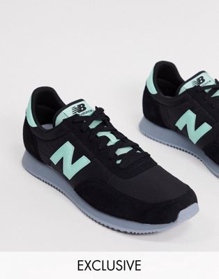 New Balance 720 Trainers In Black/Mint 