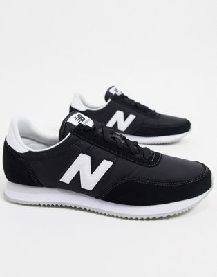 black nb trainers