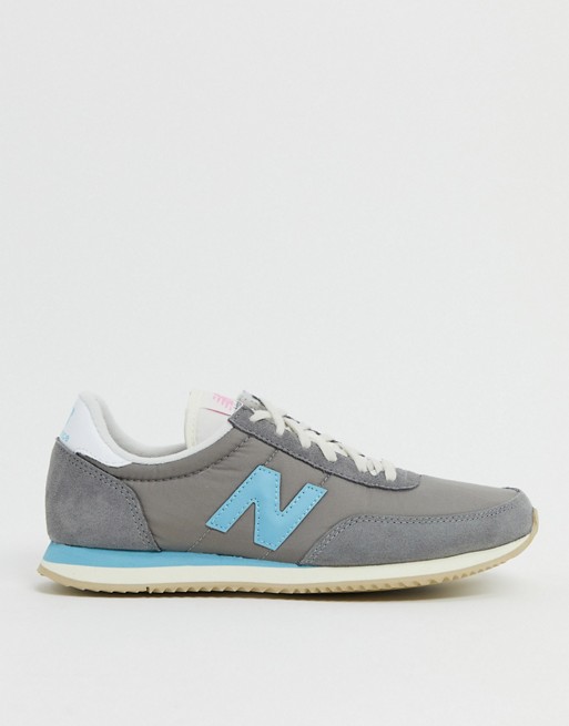 New Balance 720 trainers in grey and blue