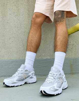 new balance 725 leather and mesh trainers