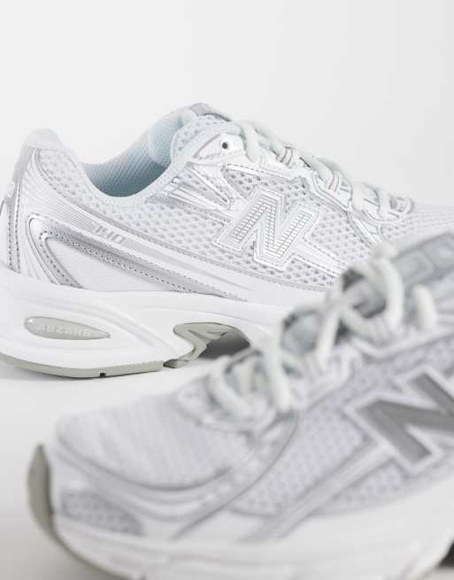 New Balance - 740 - Baskets - Blanc et argenté, 5 de 5