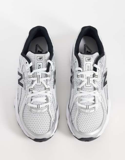 New Balance - 740 - Baskets - Blanc et argenté, 3 de 5