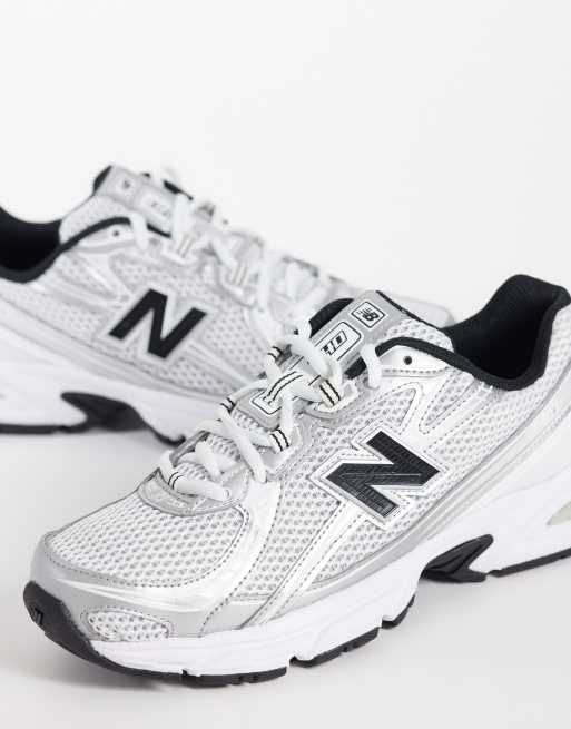 New Balance - 740 - Baskets - Blanc et argenté, 4 de 5