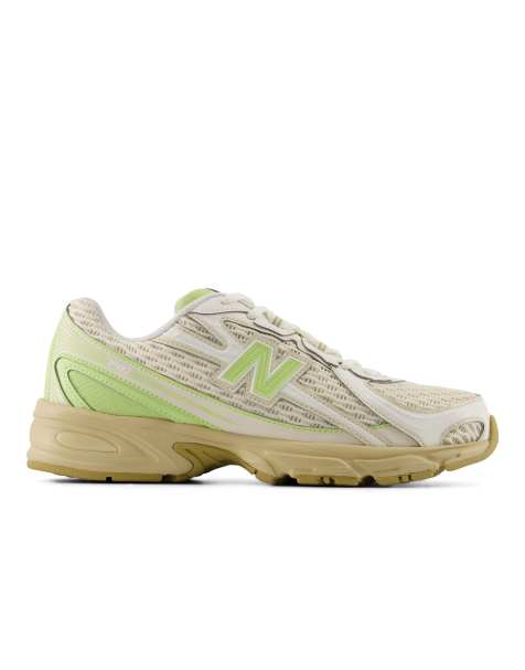 New Balance - 740 - Baskets en maille - Citron vert - view 1