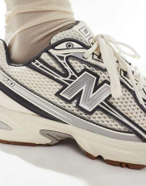 New Balance – 740 – Beige och grå sneakers, exklusivt hos ASOS, 3 av 5