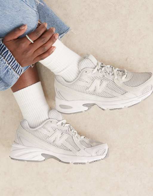 New Balance – 740 – Jasnoszare buty sportowe, 3 z 5