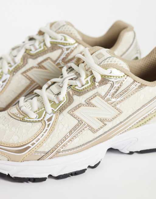 New Balance – 740 – Sneaker in Metallic-Gold mit Spitzenstoffdetails, 4 von 5