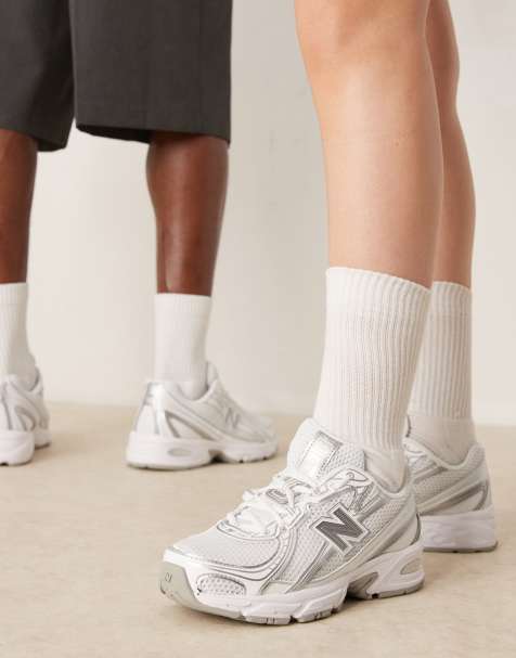 New Balance - 740 - Sneakers bianche e argento - view 1