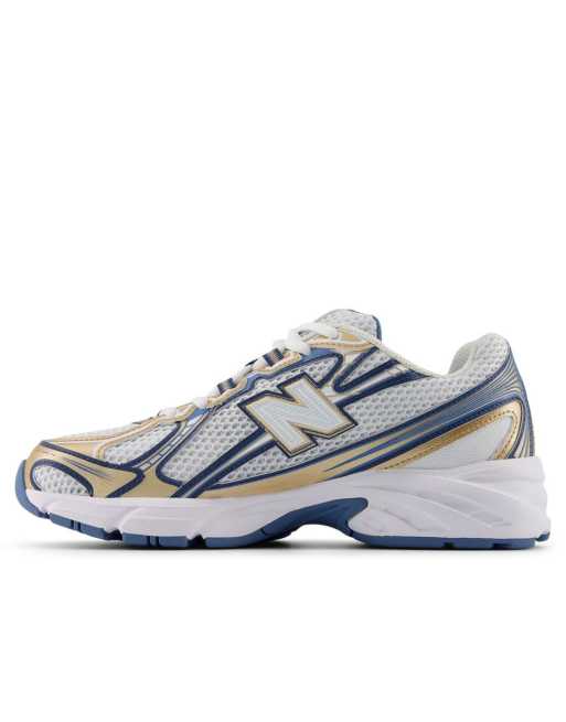 New Balance - 740 - Sneakers blu, 3 di 4