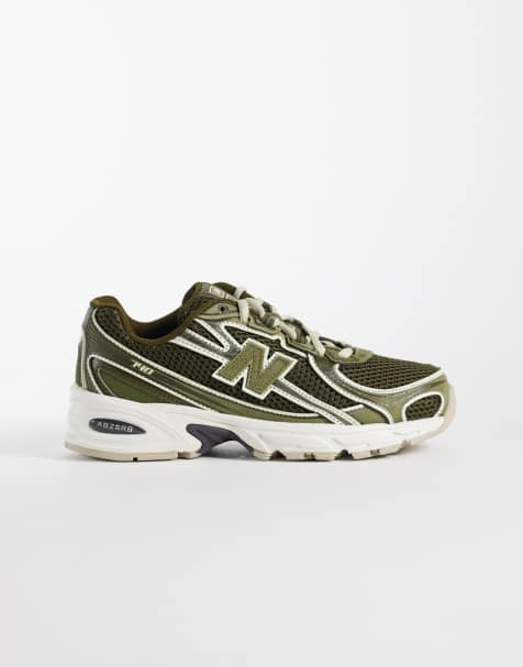 New Balance - 740 - Sneakers color kaki - view 1