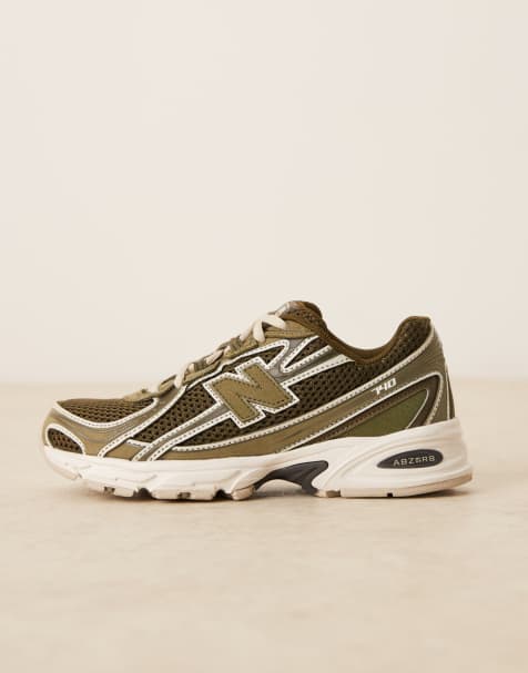 New Balance - 740 - Sneakers i khaki - view 1