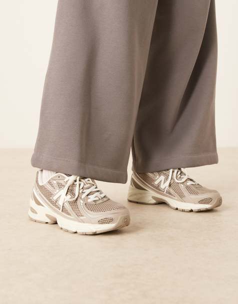 New Balance - 740 - Sneakers in bruin en gebroken wit - view 1