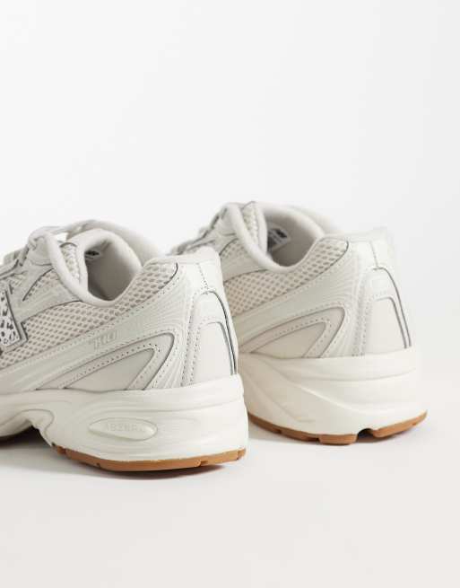 New Balance 740 sneakers in cream and leopard print, 2 of 5