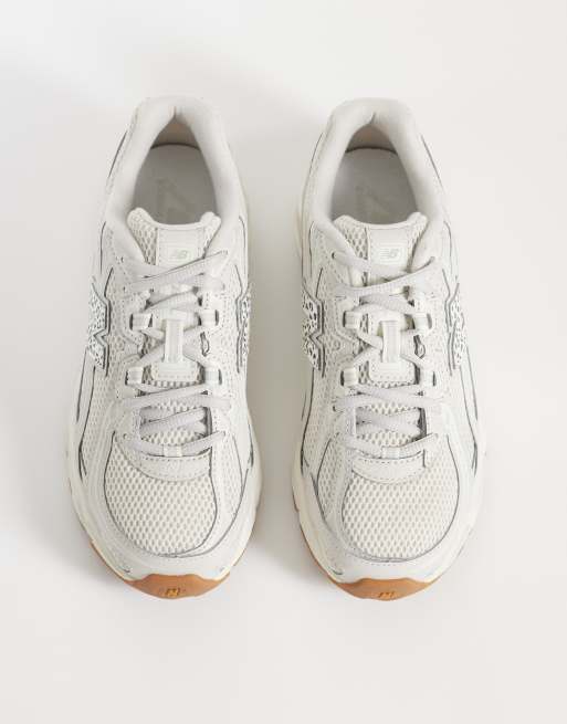 New Balance 740 sneakers in cream and leopard print, 3 of 5