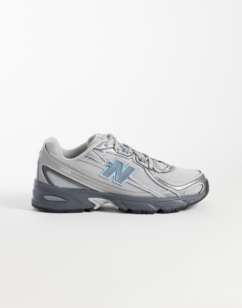 New Balance 740 sneakers in gray and blue - view 1