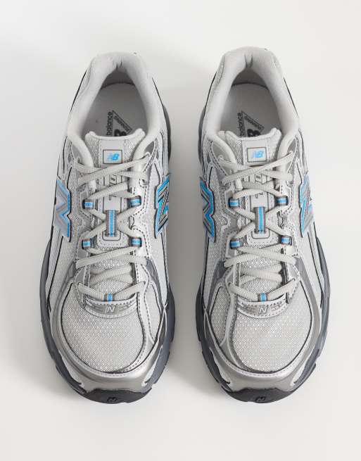New Balance 740 sneakers in gray and blue, 3 of 5