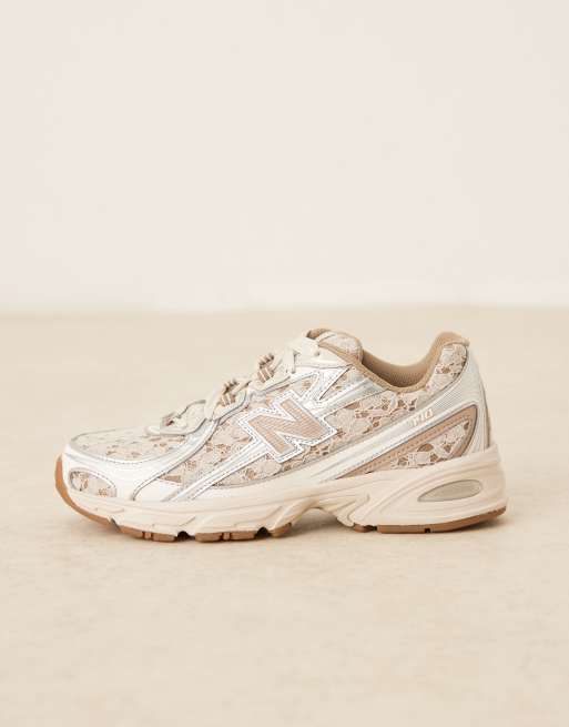 New Balance - 740 - Sneakers in pizzo beige - In esclusiva per ASOS, 3 di 5