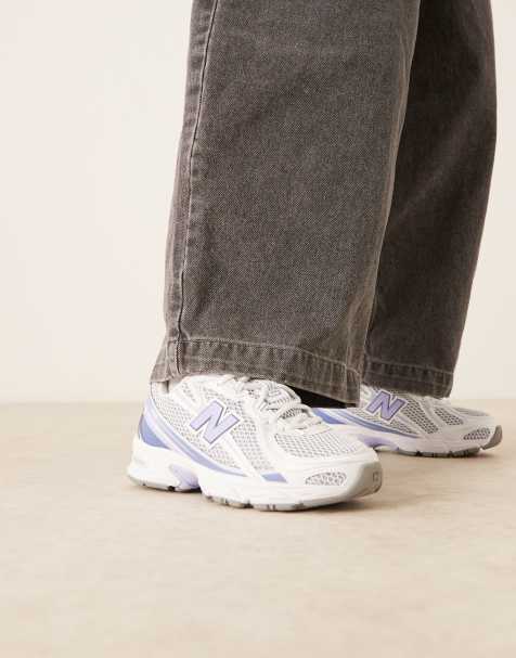 New Balance 740 sneakers in white and blue - view 1