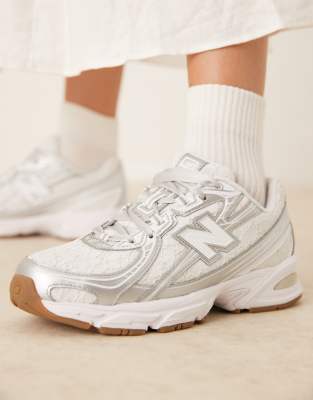 New Balance - 740 - Spitzen-Sneaker in Weiß, exklusiv bei ASOS