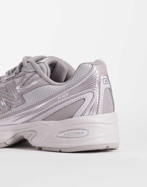 New Balance 740 trainers in grey and silver, 2 of 5