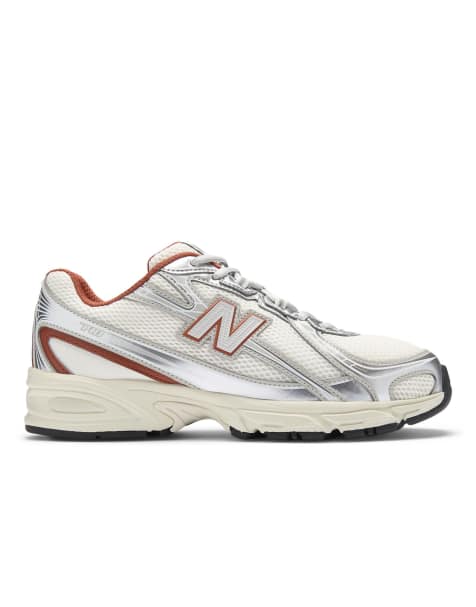 New Balance 740 trainers in light beige - view 1