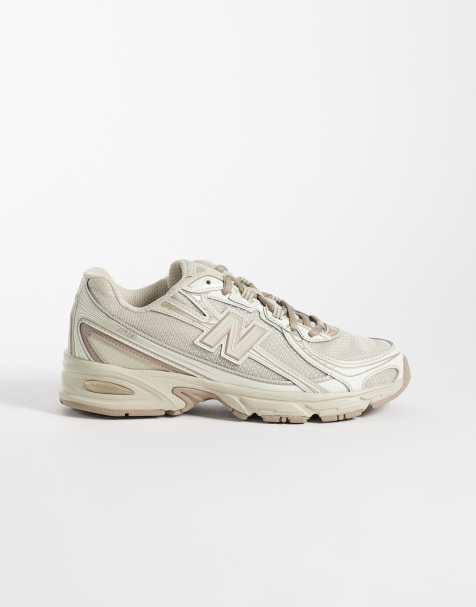 New Balance 740 trainers in mushroom and beige - view 1