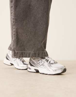 New Balance - 740 - Unisex - Sneaker in Weiß und Silber