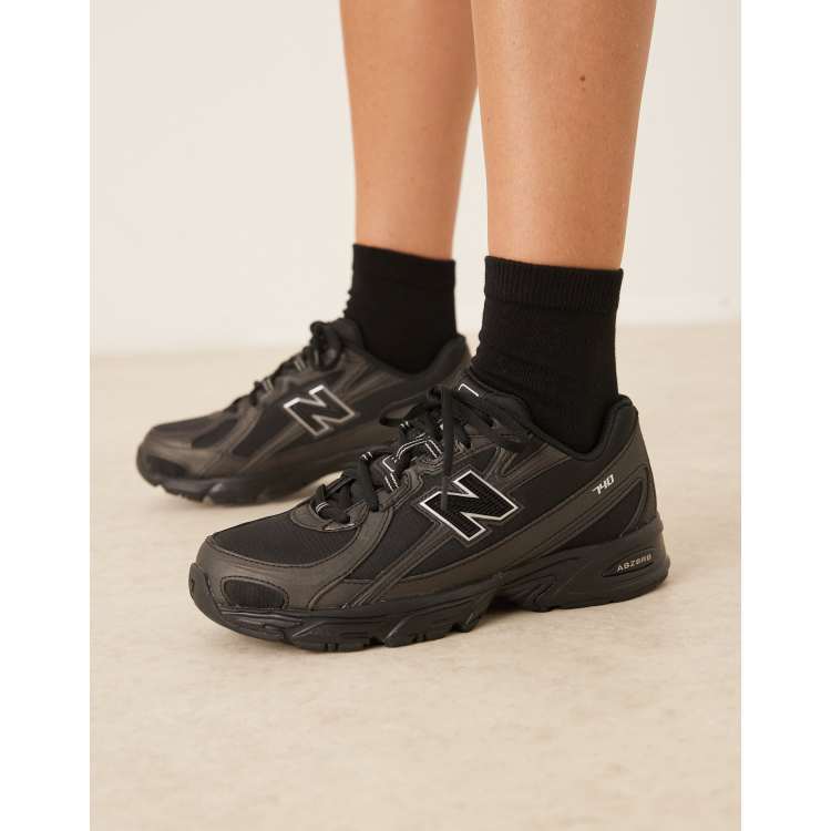 New Balance 740 unisex trainers in black | ASOS