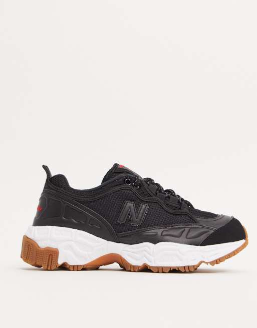 New Balance 801 chunky trail sneakers in black ASOS