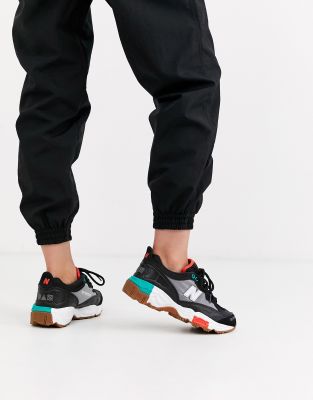 asos new balance black