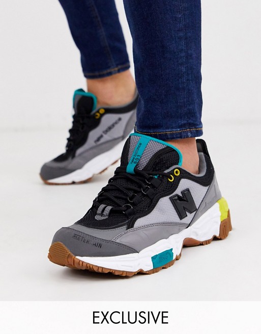 New Balance 801 Trail trainers in grey Exclusive at ASOS