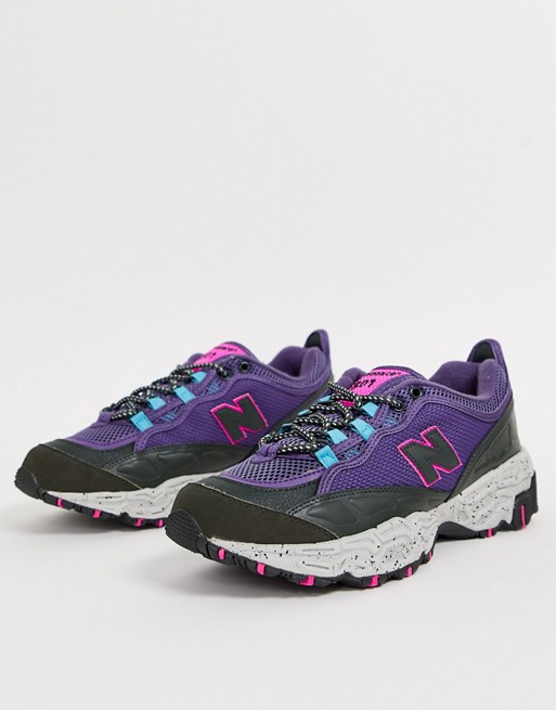 New Balance 801 trainers in purple