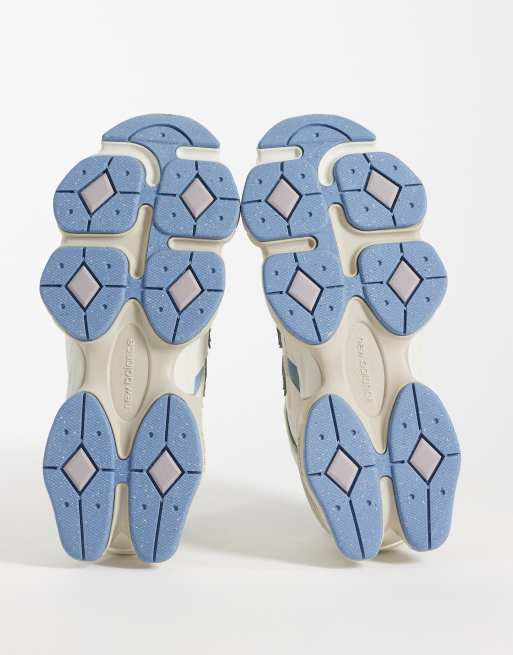 New Balance - 9060 - Baskets - Beige et bleu clair, 5 de 5