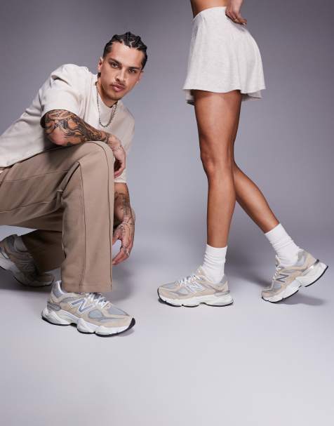 New Balance - 9060 - Baskets - Beige et gris - view 1