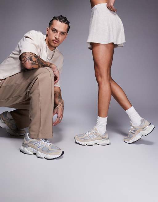 New Balance - 9060 - Baskets - Beige et gris