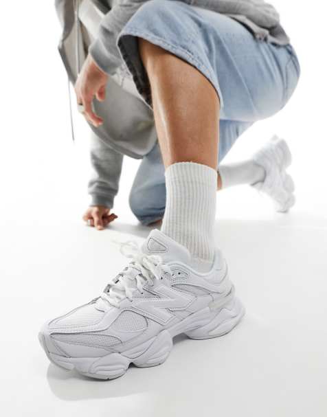 New Balance - 9060 - Baskets - Blanc triple - view 1