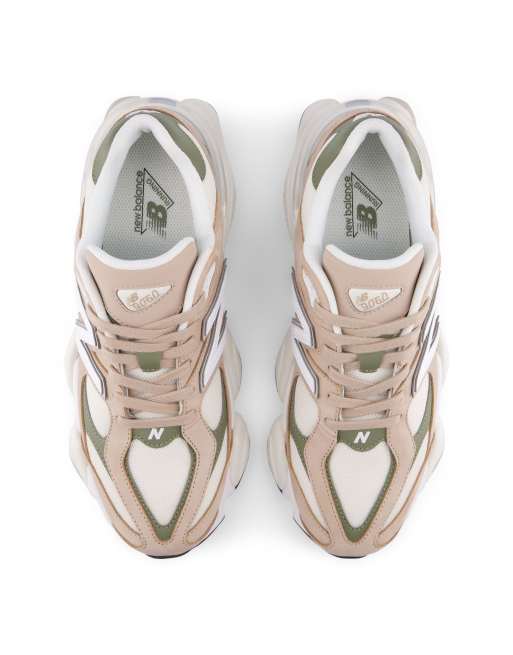 New Balance - 9060 - Baskets - Marron et vert, 3 de 4