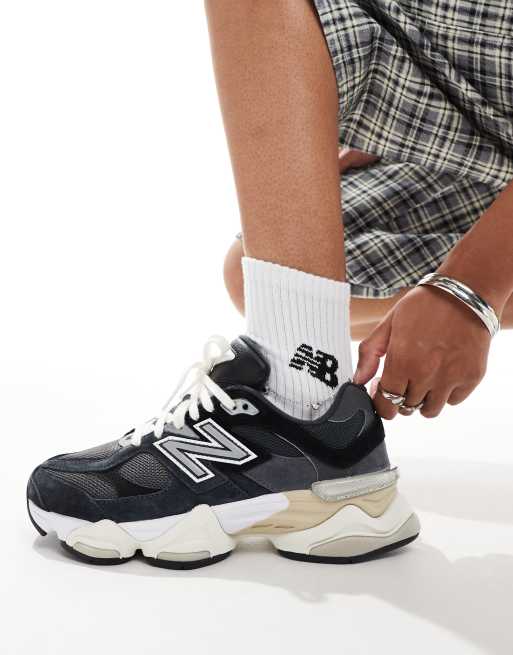 New Balance - 9060 - Baskets - Noir et argenté, 3 de 5