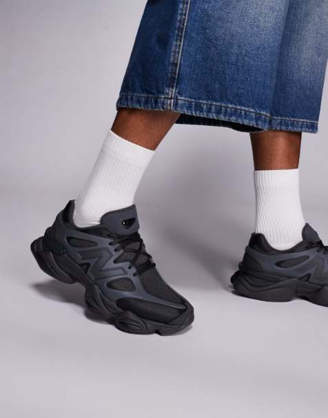 New Balance - 9060 - Baskets - Noir triple - view 1