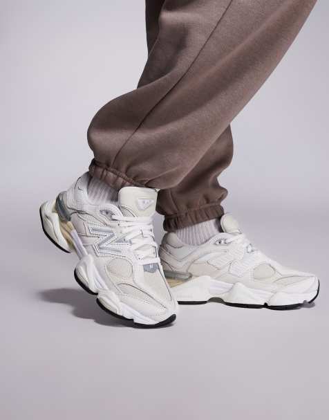 New Balance – 9060 – Beige och silverfärgade träningsskor - view 1