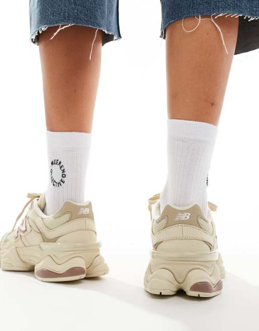 New Balance – 9060 – Beżowo-różowe buty sportowe, 4 z 4