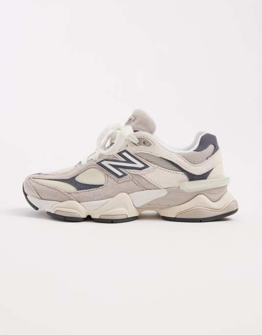 New Balance – 9060 – Grå och marinblå sneakers, 2 av 5